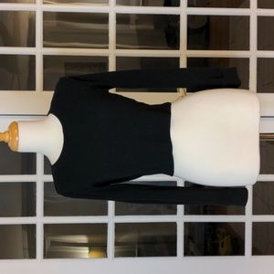 Forever 21 cropped thermal long sleeves top sz S 266